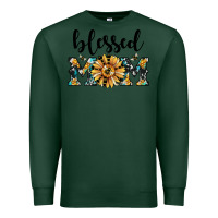 Sports Green blessed mom Premium Sweatshirt - JahusDesignShop