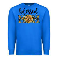 True Royal blessed mom Premium Sweatshirt - JahusDesignShop