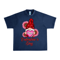 Navy happy valentines day gnomes with sunflower Urban Heavy Tee - RanaPortraitStore