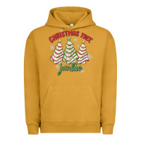 Pigment Peanut Butter christmas tree junkie Urban Hoodie - MaliasSmallBusiness