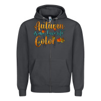 Smoke autumn is my favorite color Zipper Hoodie - HRA Design Shop