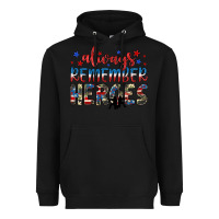Black always remember heroes Heavyweight Hoodie - JahusDesignShop