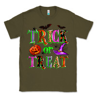Army Green trick or treat Classic Tee - Zillion Design Studio