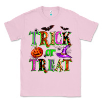 Bubblegum Pink trick or treat Classic Tee - Zillion Design Studio