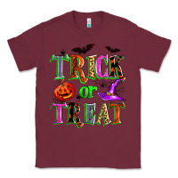 Burgundy trick or treat Classic Tee - Zillion Design Studio