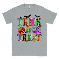Heather Grey trick or treat Classic Tee - Zillion Design Studio