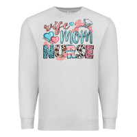 Dove Grey wife mom nurse Premium Sweatshirt - BundleAndBundleShop