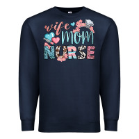 Navy wife mom nurse Premium Sweatshirt - BundleAndBundleShop