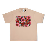 Burro valentines day sunflowers leopard cowhide backgrou Urban Heavy Tee - RanaPortraitStore