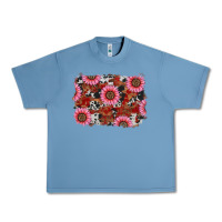 Valentines Day Sunflowers Leopard Cowhide Backgrou Urban Heavy Tee | Teevron