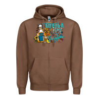 Chestnut tequila time & sunshine Zipper Hoodie - SublimationCraftShop