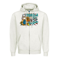Oatmeal Heather tequila time & sunshine Zipper Hoodie - SublimationCraftShop
