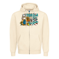 Sandshell tequila time & sunshine Zipper Hoodie - SublimationCraftShop