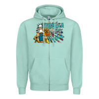 Seafoam tequila time & sunshine Zipper Hoodie - SublimationCraftShop