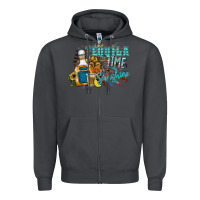 Smoke tequila time & sunshine Zipper Hoodie - SublimationCraftShop