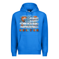 True Royal fishing lure flag keepin' it reel Premium Hoodie - MaliasSmallBusiness