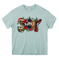 Arona joy Christmas cows Heavy Core Tee - CowhideDigitalArt