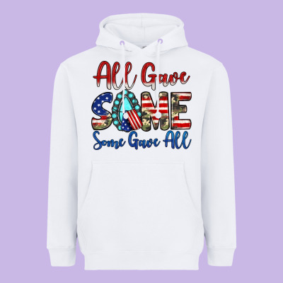 All Gave Some Some Gave All Heavyweight Hoodie Designed By Jahusdesignshop