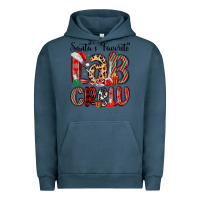 Pigment Midnight Navy santa s favorite lab crew Urban Hoodie - MaliasSmallBusiness