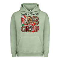 Pigment Oil Green santa s favorite lab crew Urban Hoodie - MaliasSmallBusiness