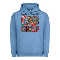Pigment Pebble Blue santa s favorite lab crew Urban Hoodie - MaliasSmallBusiness