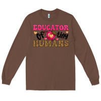 Chestnut educator of tiny humans Long Sleeve Tee - texasbilliewilder