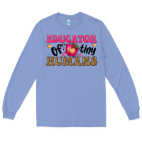 Colony Blue educator of tiny humans Long Sleeve Tee - texasbilliewilder