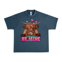 Midnight Navy be mine cow Urban Heavy Tee - RanaPortraitStore