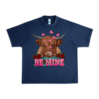 Navy be mine cow Urban Heavy Tee - RanaPortraitStore