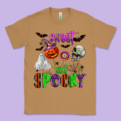Sweet And Spooky Classic Tee Designed By Zillion Design Studio