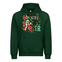 Forest Green the most wonderful time for a beer Urban Hoodie - MaliasSmallBusiness