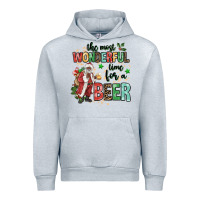 Heather Grey the most wonderful time for a beer Urban Hoodie - MaliasSmallBusiness