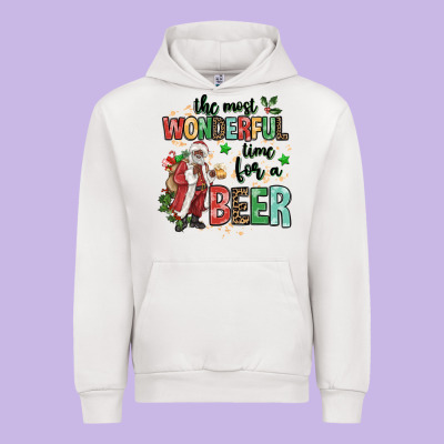 The Most Wonderful Time For A Beer Urban Hoodie Designed By Maliassmallbusiness