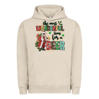 Pigment French Oak the most wonderful time for a beer Urban Hoodie - MaliasSmallBusiness