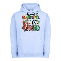 Pigment Grape Ice the most wonderful time for a beer Urban Hoodie - MaliasSmallBusiness