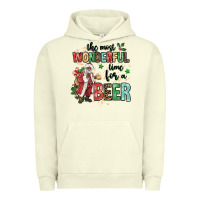 Pigment Pistachio the most wonderful time for a beer Urban Hoodie - MaliasSmallBusiness