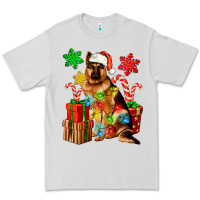 Dove Grey christmas german shepherd Premium Tee - Artiststas