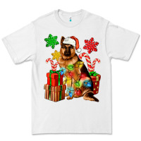 White christmas german shepherd Premium Tee - Artiststas