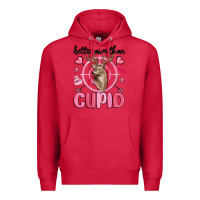 Cardinal better aim than cupid Premium Hoodie - MaliasSmallBusiness
