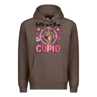 Coffee better aim than cupid Premium Hoodie - MaliasSmallBusiness