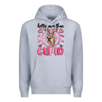 Heather Grey better aim than cupid Premium Hoodie - MaliasSmallBusiness