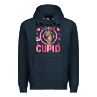 Navy better aim than cupid Premium Hoodie - MaliasSmallBusiness