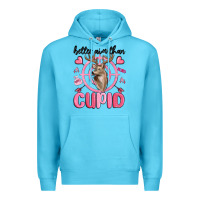 Ocean Blue better aim than cupid Premium Hoodie - MaliasSmallBusiness