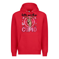 Red better aim than cupid Premium Hoodie - MaliasSmallBusiness