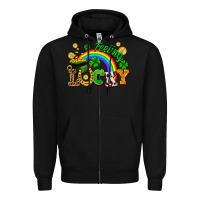 Black feeling lucky Zipper Hoodie - FaDigitalArtStudio