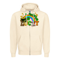 Sandshell feeling lucky Zipper Hoodie - FaDigitalArtStudio
