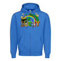 True Royal feeling lucky Zipper Hoodie - FaDigitalArtStudio