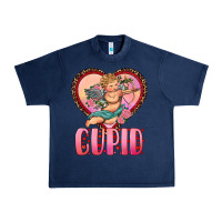 Navy cupid heart Urban Heavy Tee - RanaPortraitStore