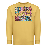 Antique Gold nursing is a work of heart Premium Sweatshirt - BundleAndBundleShop