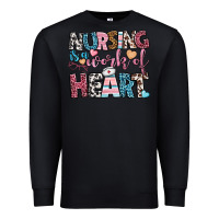 Black nursing is a work of heart Premium Sweatshirt - BundleAndBundleShop